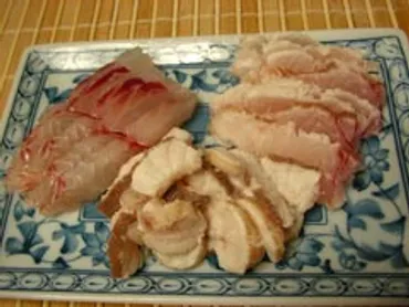 サメ(鮫)料理の作り方2 サメの刺身&湯引き:私的標本