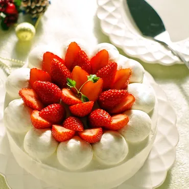 低糖質グルテンフリーでクリスマス♪大豆粉のショートケーキ