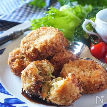 豚ひき肉キャベツでカサ増し】ヘルシーメンチカツ