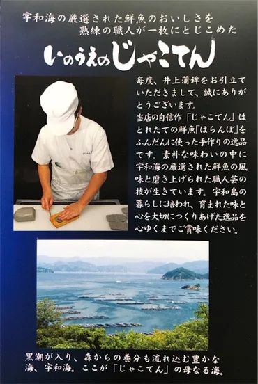 じゃこ天枚目】井上蒲鉾本舗さんの『特上じゃこ天』
