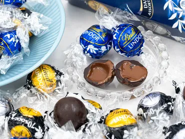 青箱が登場!コストコのリンツリンドールにダークチョコレートのアソートセットが仲間入り