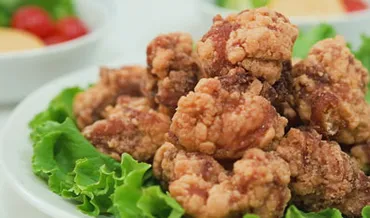 衣のザクザク感がお気に入り。大人も大好きな「（和風）若鶏竜田揚げ」