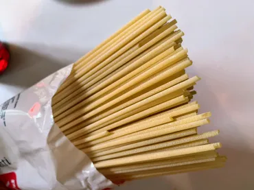 業務スーパーのモチモチ激ウマなスパゲティ【・ブロンズダイス】