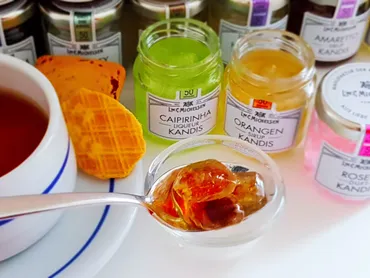 キャンディス(氷砂糖)の世界？ドイツ発祥の甘味を楽しむ！ ミヒェルゼンやカルディなど、多彩なフレーバーをご紹介紅茶を格上げ！ドイツの伝統が生んだキャンディス