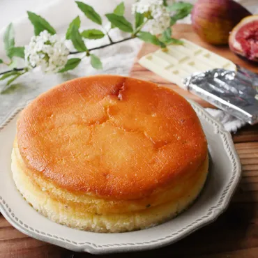ライム香るバニラチョコチーズケーキ