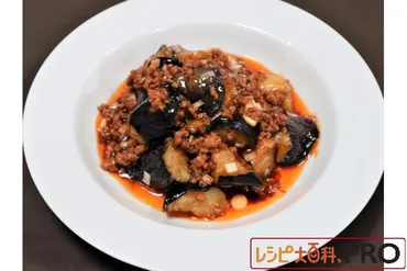 麻婆茄子・挽肉多め(簡単調理版)