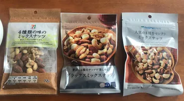 ナッツはダイエットの味方？コンビニミックスナッツ徹底比較！(効果・食べ方？)コンビニで手軽に買える！ダイエットにも役立つミックスナッツの世界