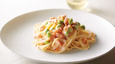 スモークサーモンのクリームパスタレシピ眞中秀幸さん