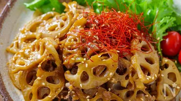 家族大絶賛の分おかず】豚こま肉とれんこんの甘辛炒め