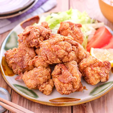 カリッと醤油唐揚げ】冷めてもカリッと!お弁当にも!
