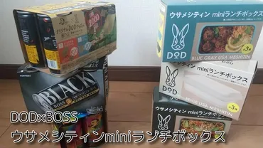 あなたは何を入れる?×コラボのランチボックスがいい感じ♪『ウサメシティン』