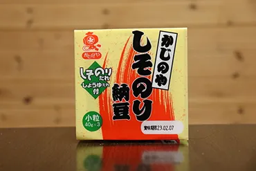 業スー納豆ランキング第位(同率)←→「しそのり納豆」円税抜