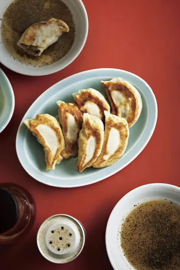 「赤坂珉珉」の焼き餃子