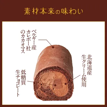 低糖質生チョコレートロールケーキcm