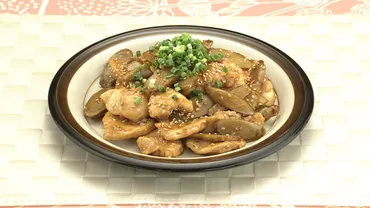 ごぼうと胸肉の甘辛ごま炒め