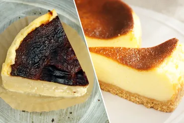バスクチーズケーキとは?ベイクドチーズケーキとの違いや種類別の特徴を紹介