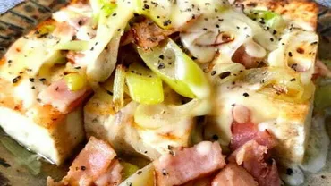 簡単・安い・おいしい!!「とろーりチーズのねぎベーコン豆腐」レシピ