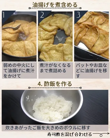 いなり寿司の作り方