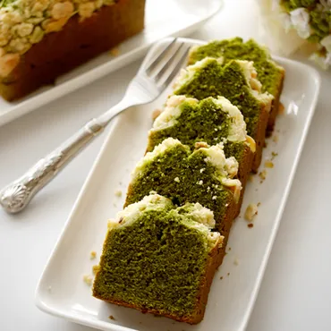 濃厚抹茶のパウンドケーキ