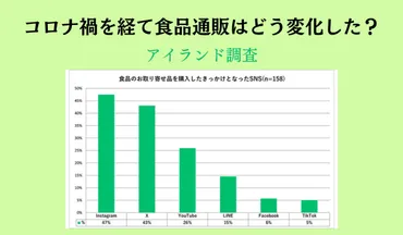 コロナ禍を経て食品通販はどう変化した?アイランド調査