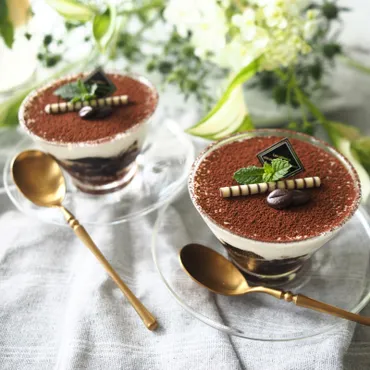 ティラミス風チーズクリームコーヒーゼリー」みほち