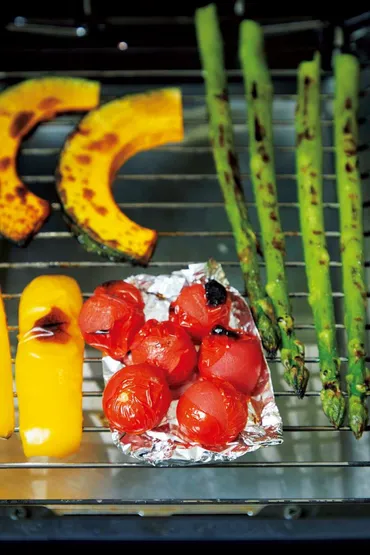 魚焼きグリルで焼き野菜!野菜のうまみがぎゅぎゅっと濃縮