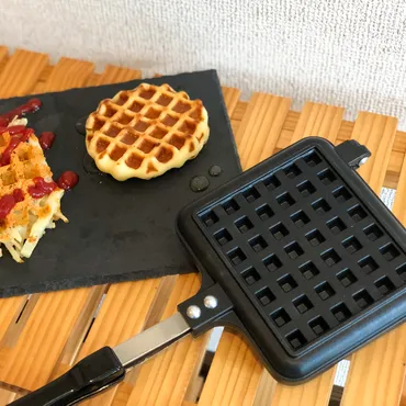 ダイソーから円のワッフルメーカーが登場!キャンプおやつから家おつまみまで超絶便利だぞ