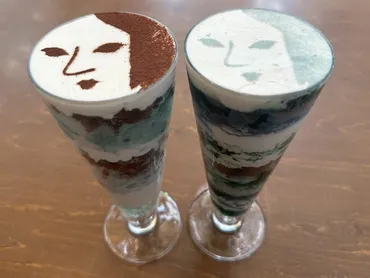 嵐山の新名物?スースーしすぎるチョコミントパフェが登場「よーじやカフェ」