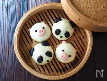 ホットケーキミックスとフライパンで超簡単!動物肉まんを作ってみよう!