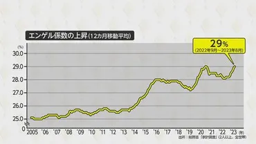 食料品高騰で゛エンゲル係数゛が過去最高域の29％に 政府・日銀が掲げる経済政策の弱点と今後の対策を専門家が解説