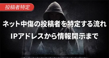 ネット中傷の投稿者を特定するまでの流れ~アドレスから情報開示まで