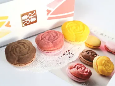新作『チューリップローズサンド』マカロンとサブレローズの新食感!カロリーや賞味期限など