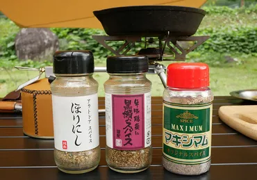 アウトドアスパイス徹底比較！キャンプ飯を格段に美味しくする方法とは？キャンプの味を劇的に変える！人気アウトドアスパイスの特徴と選び方