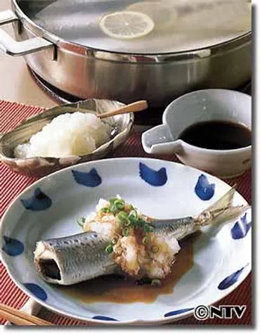 いわしの酢ゆでレモンじょうゆ