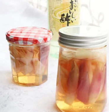 レシピ新生姜甘酢漬け
