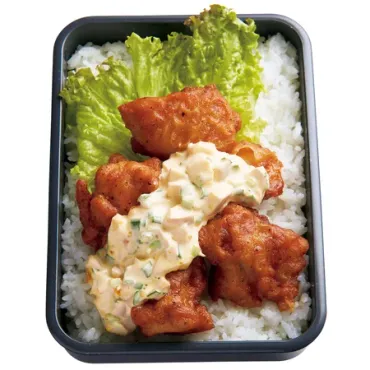 冷凍から揚げで味たまチキン南蛮丼弁当のレシピ・作り方【簡単&時短】