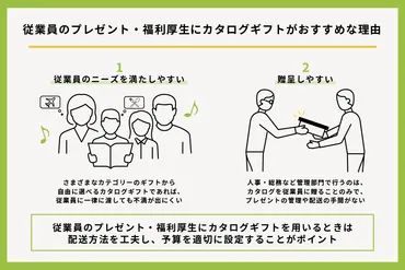 従業員のプレゼント・福利厚生にはカタログギフトがおすすめ！理由や活用のコツを紹介 