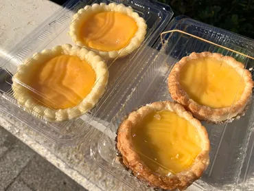 横浜中華街で老舗の紅棉と頂好食品の「エッグタルト」食べ比べてみた!