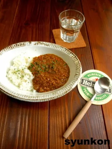 簡単!片付けもラクラク♪レンジで一発「キーマカレー」レシピ