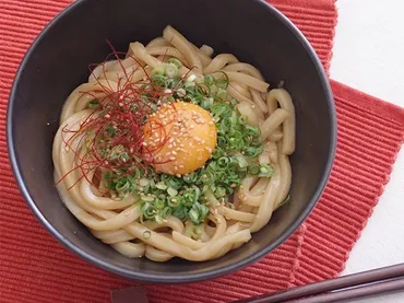 冷凍うどんで簡単！】油そば風うどん 