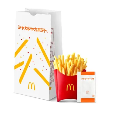 マクドナルド、史上初「シャカシャカポテトハッピーターン味」月日登場甘じょっぱいやみつきの味再現