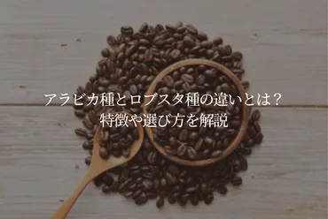 アラビカ種とロブスタ種の違いとは？特徴や選び方を解説 – CAFEXLATE