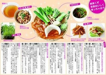 今年こそ！なくそう食品ロス わが家から ＜上＞使い切る 野菜くず、だしに活用 皮や芯、スープ・風味付けに（２０１８年０１月０３日掲載） 