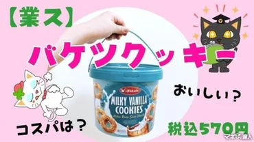 業ス】税込円のバケツクッキーはお得かコスパ・味を実食