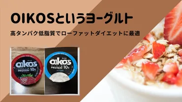 脂質0で高タンパク質!という最強のヨーグルト