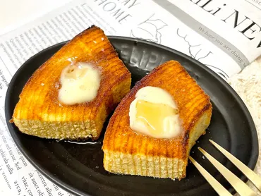 ちょい足しレシピ】温かいバウムにバターがとろ~り♡超絶うまい「禁断のバウムクーヘン」作ってみた!
