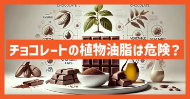 チョコレートの植物油脂は危険？その実態と影響を解説！ 