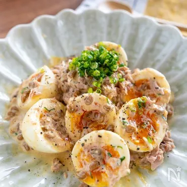 激うま納豆アレンジ!【納豆とツナマヨの卵サラダ】