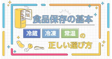 食品保存の基本