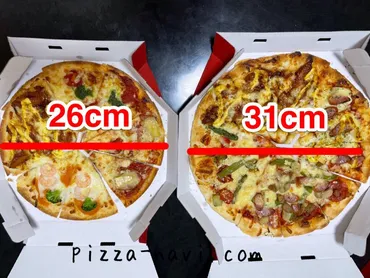 ピザハット サイズ比較! L・M・Sサイズ お友達家族と食べるならお得な組み合わせはどれ?